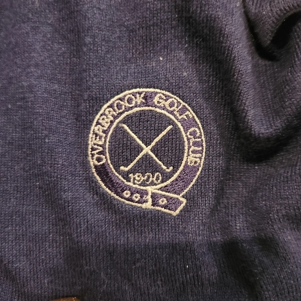 Peter Millar Sweater Blue Size Large 20% Silk